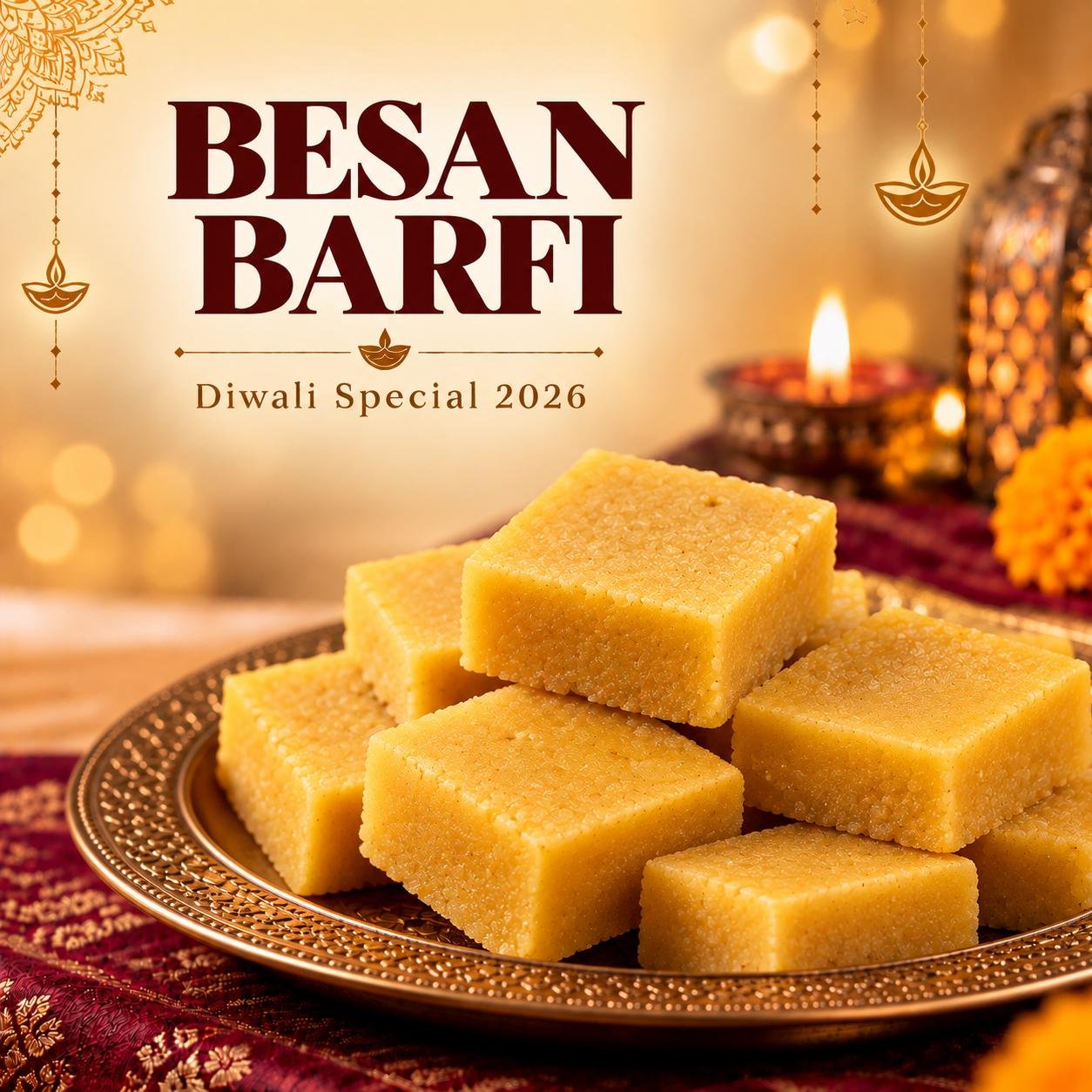 besan barfi