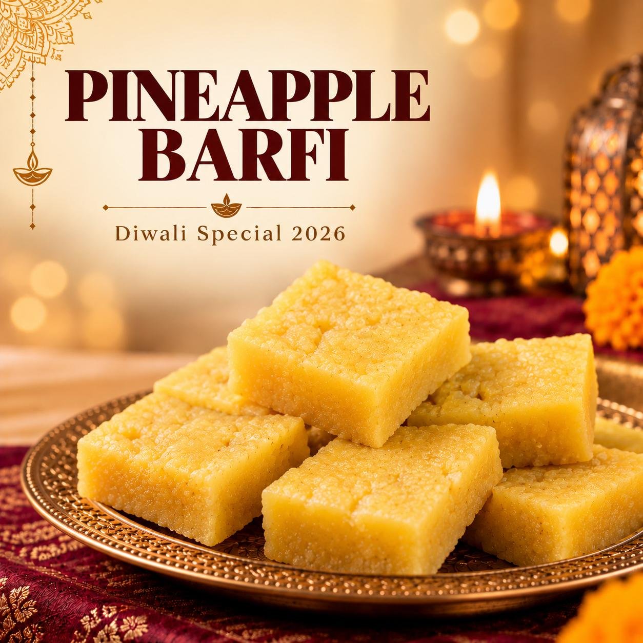 Pineapple Barfi